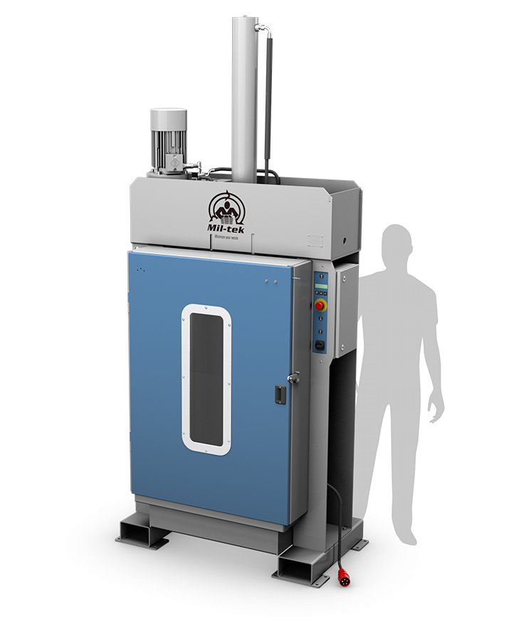 DP250 Pressa Schiaccia Barili e fusti 200 litri DP250
