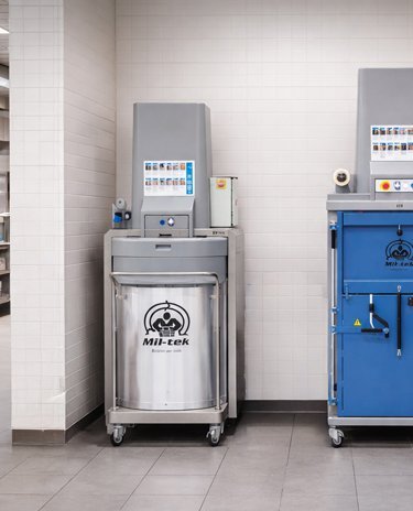 Machine de compactage des déchets en cuisine